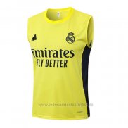 Camiseta de Entrenamiento Real Madrid Sin Mangas 2025-2026 Amarillo