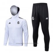 Chandal con Capucha del Real Madrid 2022-2023 Blanco