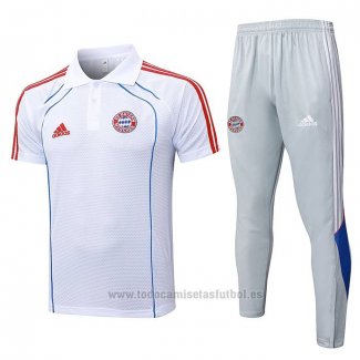 Conjunto Polo del Bayern Munich 2025-2026 Blanco