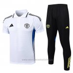 Conjunto Polo del Manchester United 2025-2026 Blanco