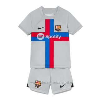 Camiseta Barcelona 3ª Nino 2022-2023