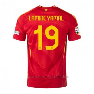 Camiseta Espana Jugador Lamine Yamal 1ª 2024