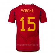 Camiseta Espana Jugador Yeremi 1ª 2022