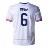Camiseta Estados Unidos Jugador Musah 1ª 2024