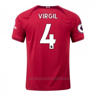 Camiseta Liverpool Jugador Virgil 1ª 2022-2023