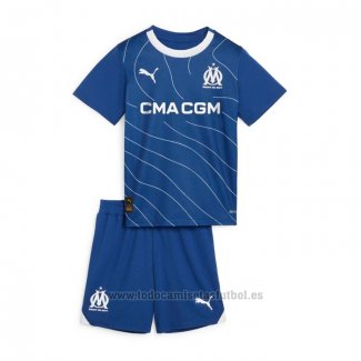 Camiseta Olympique Marsella 2ª Nino 2023-2024