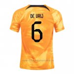 Camiseta Paises Bajos Jugador De Vrij 1ª 2022