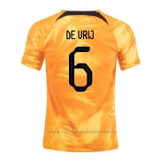 Camiseta Paises Bajos Jugador De Vrij 1ª 2022