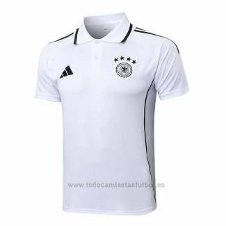 Camiseta Polo del Alemania 2025-2026 Blanco