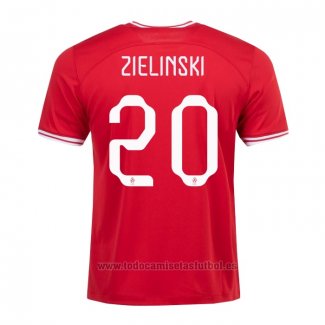 Camiseta Polonia Jugador Zielinski 2ª 2022