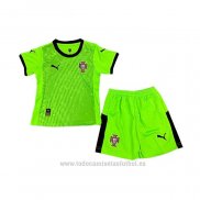 Camiseta Portugal Portero 1ª Nino 2025