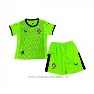 Camiseta Portugal Portero 1ª Nino 2025