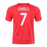 Camiseta Suiza Jugador Embolo 1ª 2022