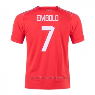 Camiseta Suiza Jugador Embolo 1ª 2022