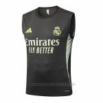 Camiseta de Entrenamiento Real Madrid Sin Mangas 2025-2026 Gris Verde