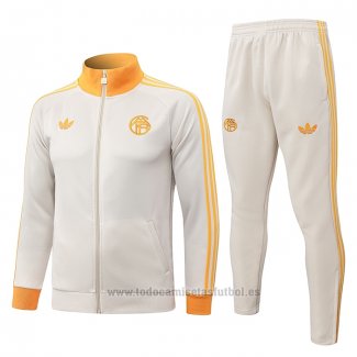 Chandal de Chaqueta del Bayern Munich 2026-2027 Crema Naranja