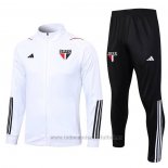 Chandal de Chaqueta del Sao Paulo 2023-2024 Blanco