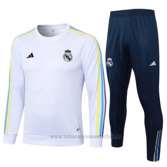 Chandal de Sudadera del Real Madrid 2023 Blanco