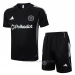 Chandal del Inter Miami Manga Corta 2025-2026 Negro - Pantalon Corto