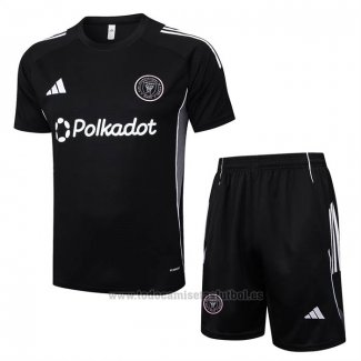 Chandal del Inter Miami Manga Corta 2025-2026 Negro - Pantalon Corto