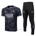 Chandal del Paris Saint-Germain Manga Corta 2022-2023 Gris