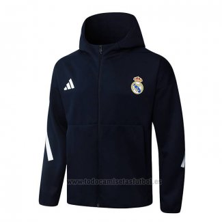 Chaqueta con Capucha del Real Madrid 2025-2026 Negro