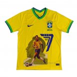 Camiseta Brasil Pele Special 2022 Amarillo Tailandia