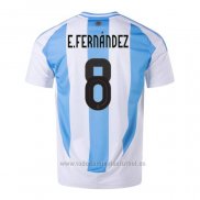 Camiseta Argentina Jugador E.Fernandez 1ª 2024