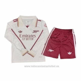 Camiseta Arsenal 3ª Manga Larga Nino 2025-2026