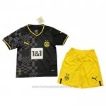 Camiseta Borussia Dortmund 2ª Nino 2022-2023