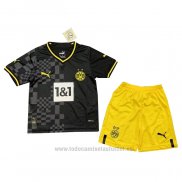 Camiseta Borussia Dortmund 2ª Nino 2022-2023