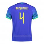 Camiseta Brasil Jugador Marquinhos 2ª 2022