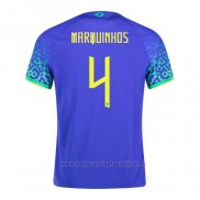 Camiseta Brasil Jugador Marquinhos 2ª 2022