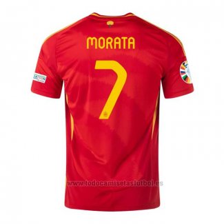 Camiseta Espana Jugador Morata 1ª 2024