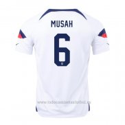 Camiseta Estados Unidos Jugador Musah 1ª 2022