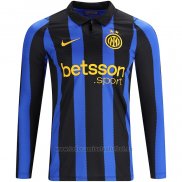 Camiseta Inter Milan 1ª Manga Larga 2026-2027
