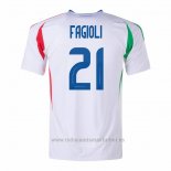 Camiseta Italia Jugador Fagioli 2ª 2024-2025