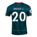 Camiseta Liverpool Jugador Diogo J. 2ª 2022-2023