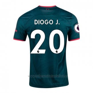 Camiseta Liverpool Jugador Diogo J. 3ª 2022-2023