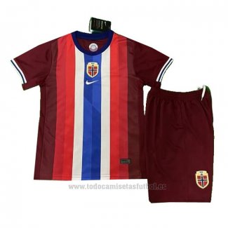 Camiseta Noruega 1ª Nino 2024