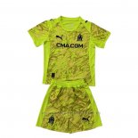 Camiseta Olympique Marsella Portero Nino 2025-2026 Amarillo