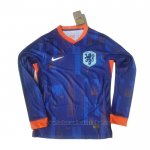 Camiseta Paises Bajos 2ª Manga Larga 2024