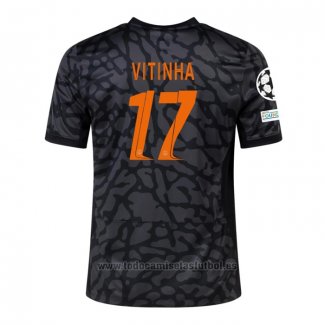 Camiseta Paris Saint-Germain Jugador Vitinha 3ª 2023-2024