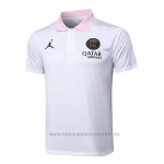 Camiseta Polo del Paris Saint-Germain Jordan 2024-2025 Blanco
