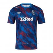 Camiseta Pre Partido del Rangers 2025-2026 Azul