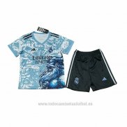 Camiseta Real Madrid Dragon Nino 2025-2026 Azul