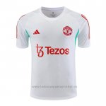 Camiseta de Entrenamiento Manchester United 2023-2024 Blanco