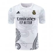 Camiseta de Entrenamiento Real Madrid Dragon 2024-2025 Blanco