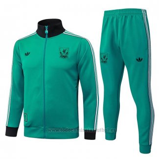Chandal de Chaqueta del Liverpool Nino 2025-2026 Verde