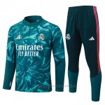 Chandal de Sudadera del Real Madrid Nino 2026-2027 Verde